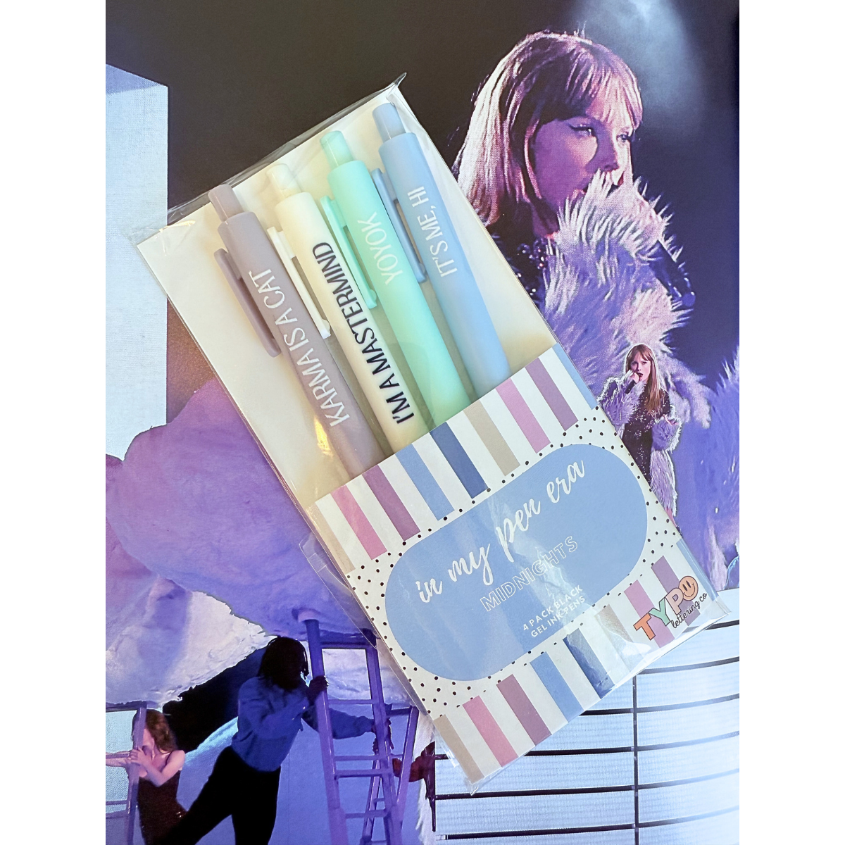 Tay  inspired pen set-midnights 