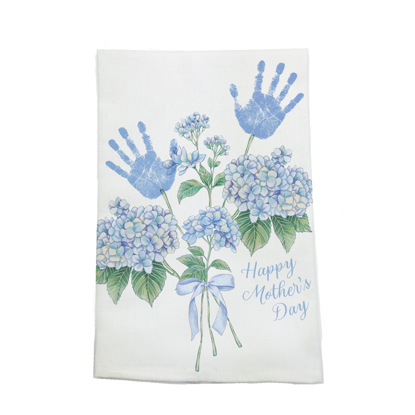 DIY Handprint Mother's Day Kitchen Towel