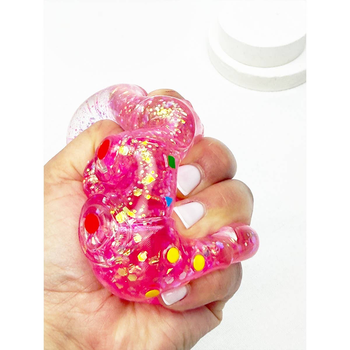 Glitter Game Controller Squishies Toy: MIX COLOR / ONE(12)