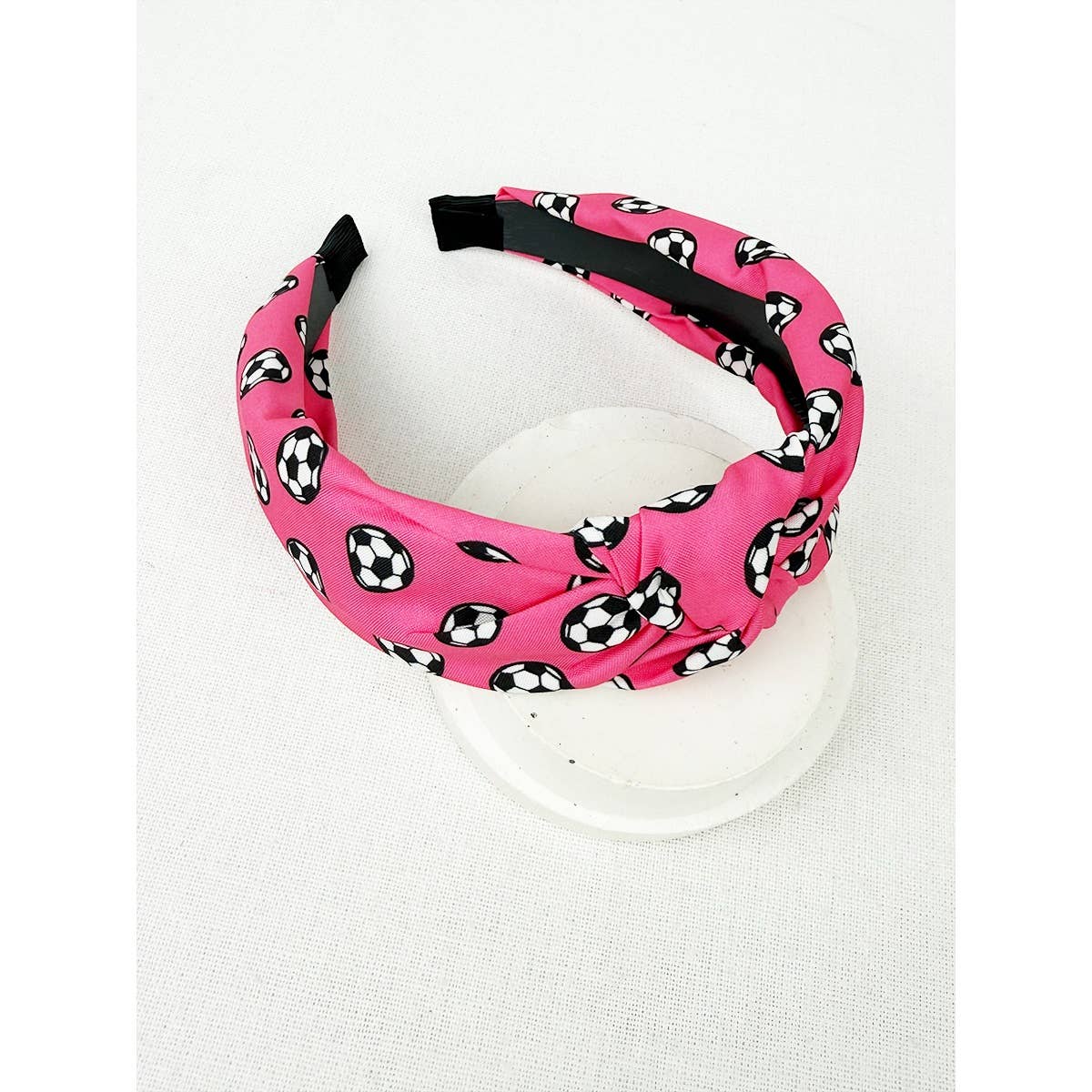 Sports Theme Knot Hairband: MIX COLOR / ONE(12)