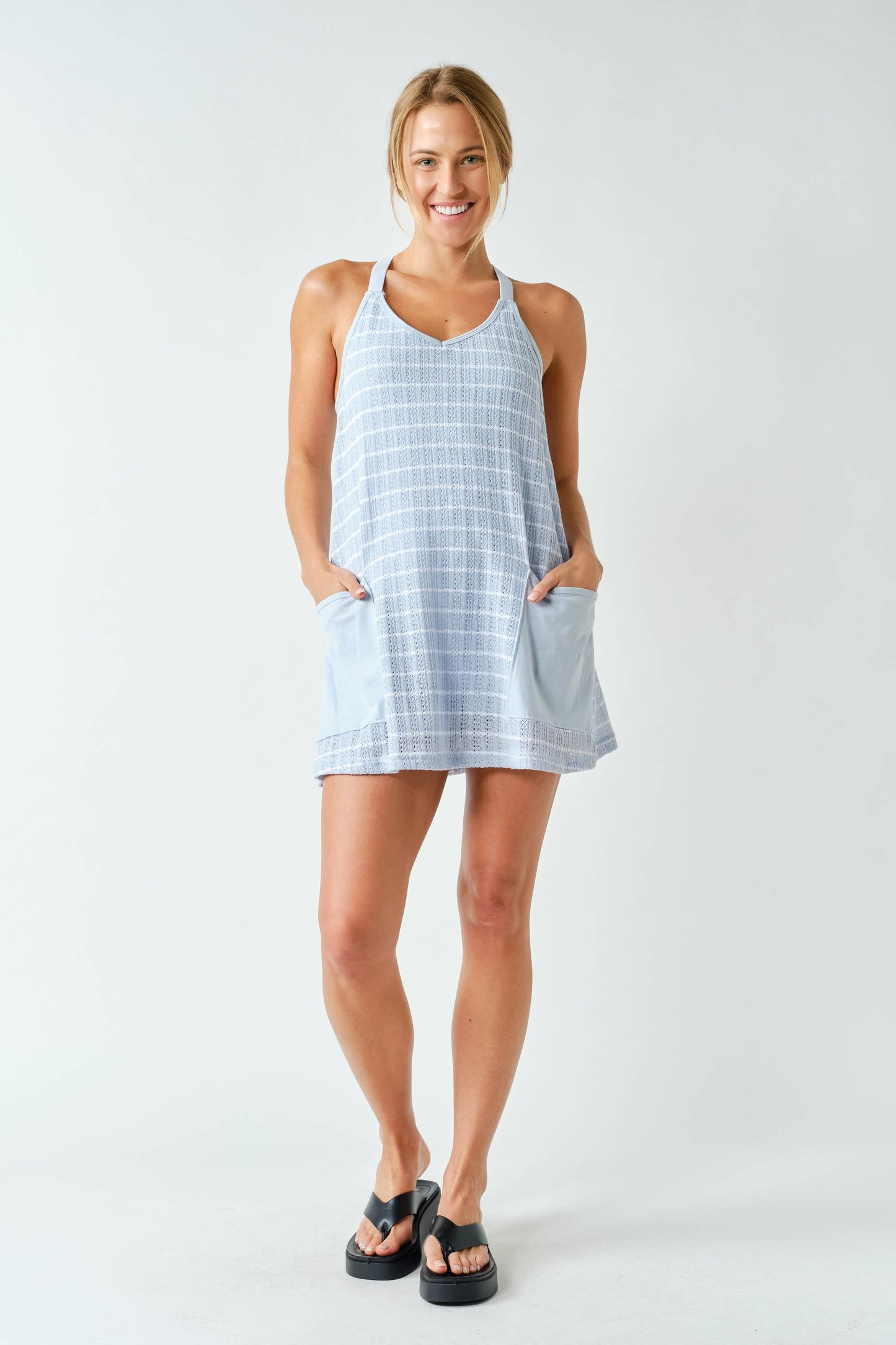 Seabreeze Crochet Dress: ELDERGREEN/WHITE / S:M:L (2:2:2)