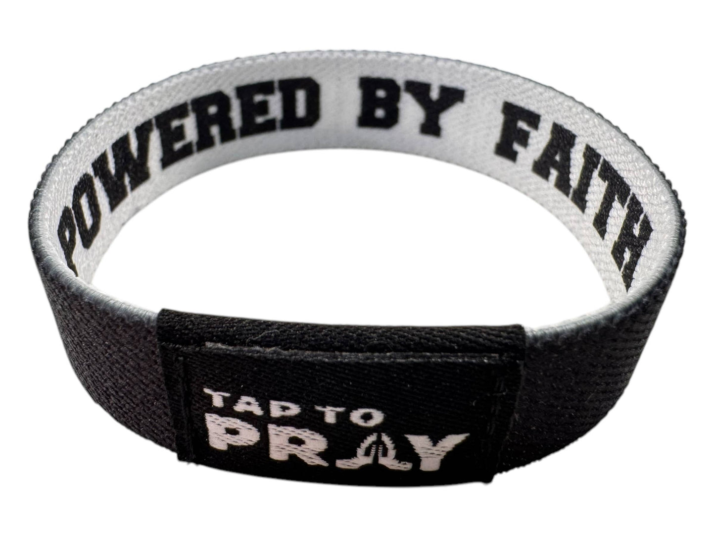 Tap To Pray™ Wristbands - Jesus Is Lord: X-Small / Jesus is Lord / Powered by Faith