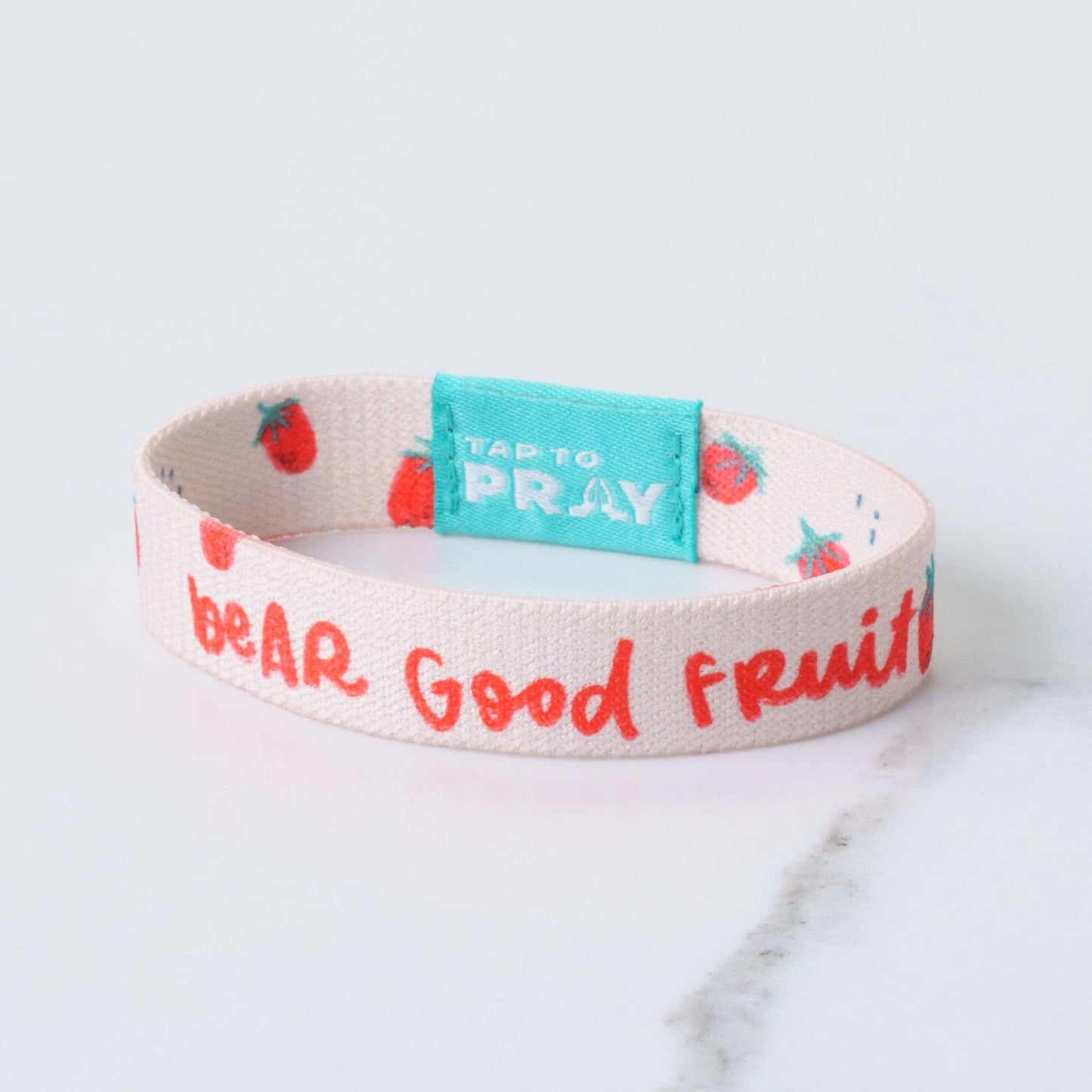Tap To Pray® Kingfolk Series Wristband – Bear Good Fruit: X-Small