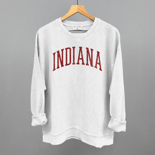 Indiana Arch: White / XL / Oversized Corded Crew