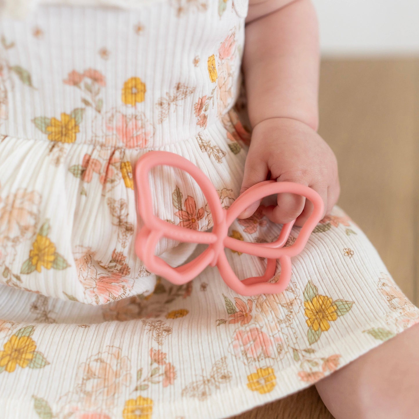 Butterfly Teether: Buttercream