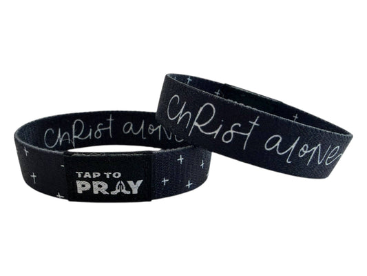 Tap To Pray® Kingfolk Series Wristband – Christ Alone: Medium
