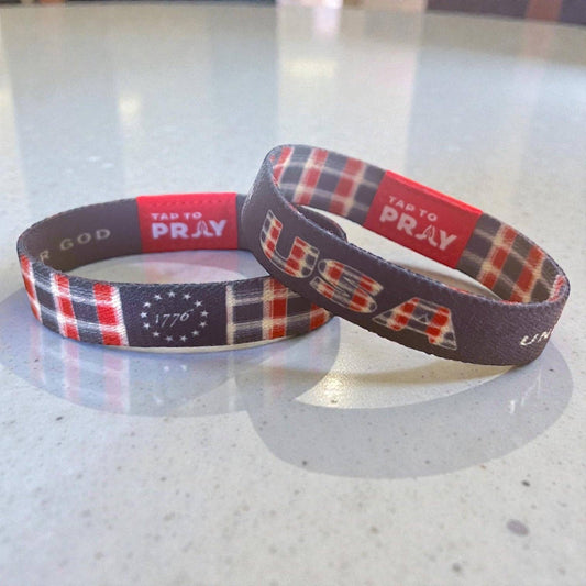 Tap To Pray® Wristband – Liberty: Medium